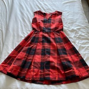 Kate Spade red and black plaid dress